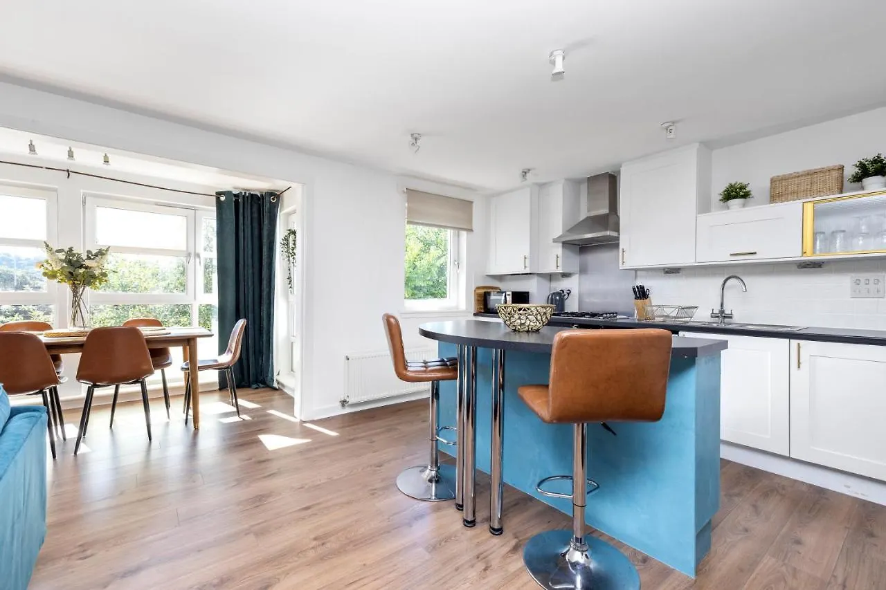 דירה אדינבורו Joivy Modern 2 Bed Flat Near Murrayfield Stadium בריטניה