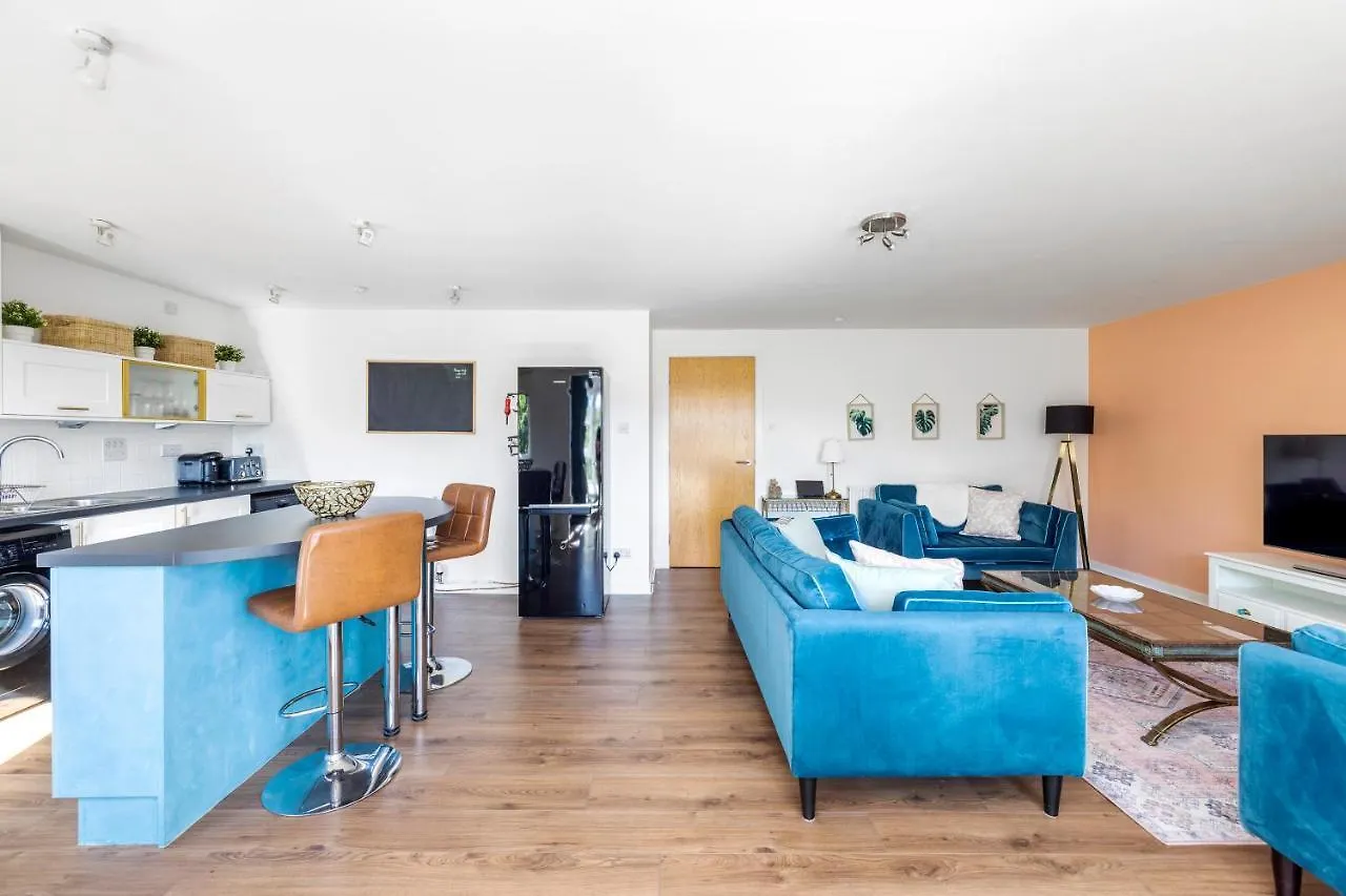 אדינבורו Joivy Modern 2 Bed Flat Near Murrayfield Stadium