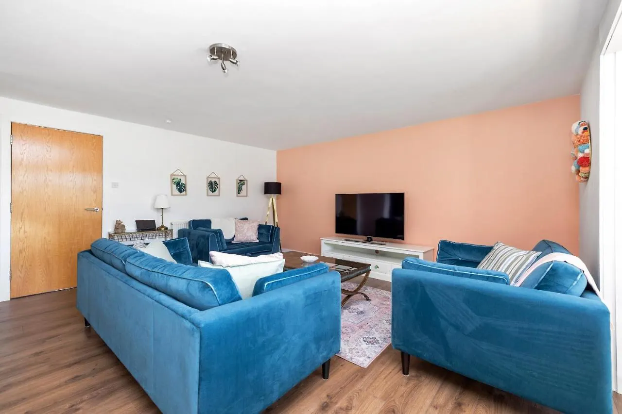 דירה אדינבורו Joivy Modern 2 Bed Flat Near Murrayfield Stadium